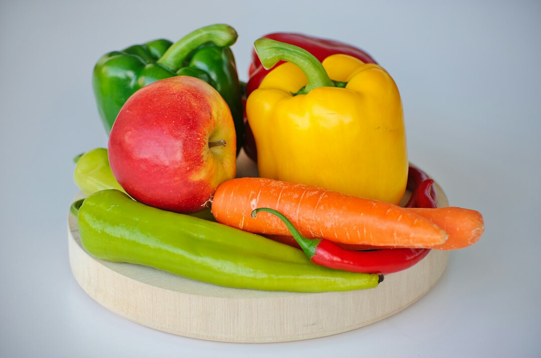 fresh fruits and vegetables